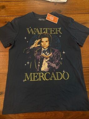 Walter Mercado Black Graphic Short Sleeve Tee